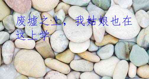 废墟之上,我姑娘也在这上学
