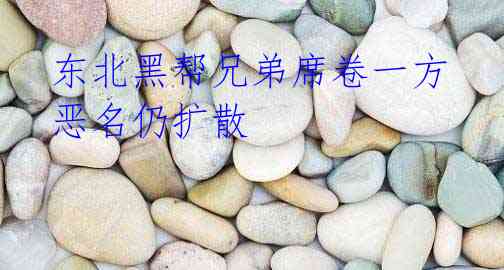 东北黑帮兄弟席卷一方 恶名仍扩散