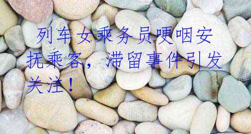 列车女乘务员哽咽安抚乘客,滞留事件引发关注!