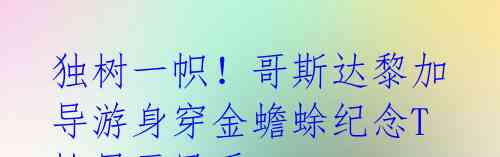 独树一帜!哥斯达黎加导游身穿金蟾蜍纪念T恤展示风采