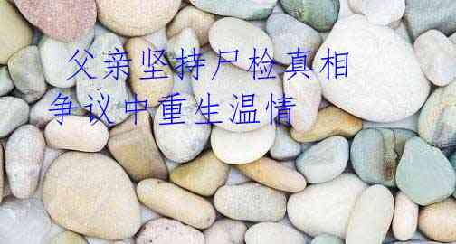 父亲坚持尸检真相 争议中重生温情