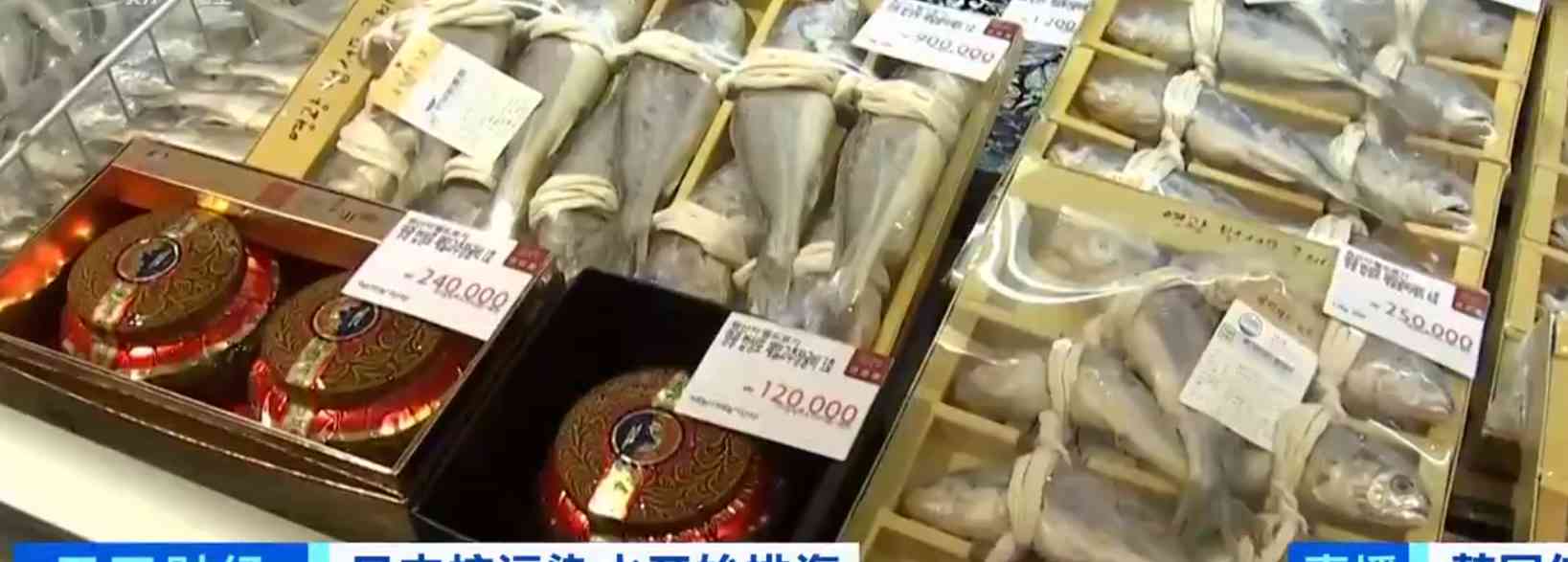  "韩国水产品市场陷入困境，日本福岛核污水排海引发消费者担忧"
