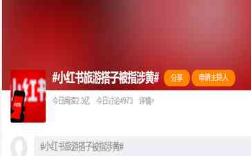 小红书旅游搭子涉黄风波,平台紧急回应全力调查