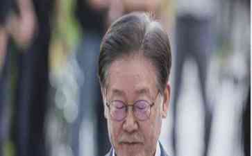 韩国最大在野党党首李在明结束十天绝食行动,前往检察厅接受调查