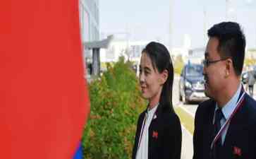 金正恩胞妹金嘉乐陪同参观俄东方航天发射场