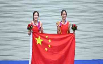 杭州亚运会首日中国代表团包揽20枚金牌, 赛艇队夺得首金