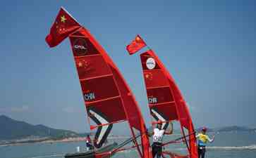 杭州亚运会帆船项目中国队再夺2金,总金牌数达5枚