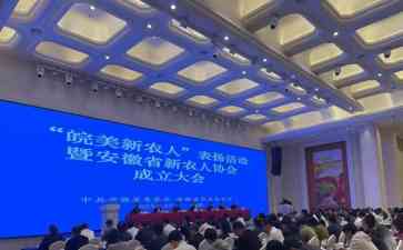 安徽省成立全国首家新农人协会,推动乡村振兴