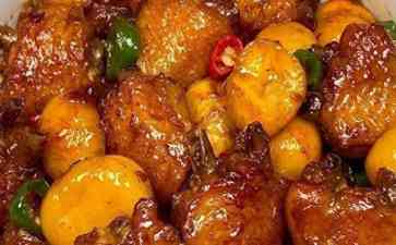 冬季特色下饭菜:美味板栗烧鸡