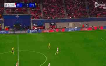 莱比锡主场成功晋级,福斯贝里破门助球队2-1战胜年轻人